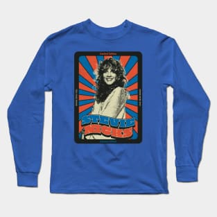 Stevie Nicks Smile  - VINTAGE RETRO STYLE - POPART Long Sleeve T-Shirt